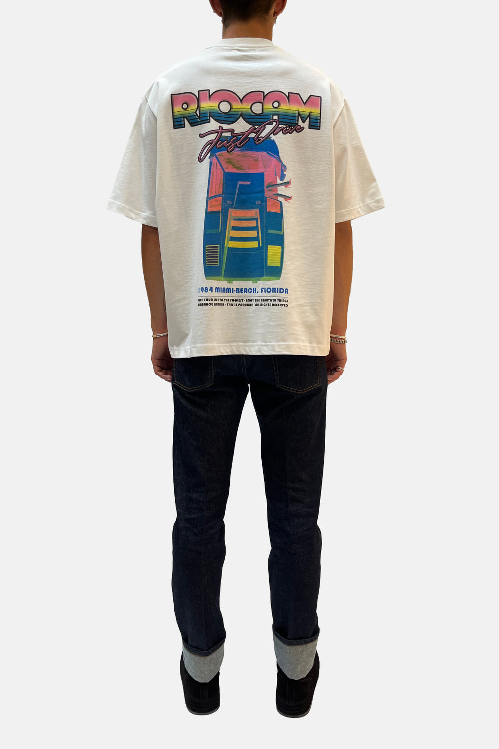 Countach White Tee
