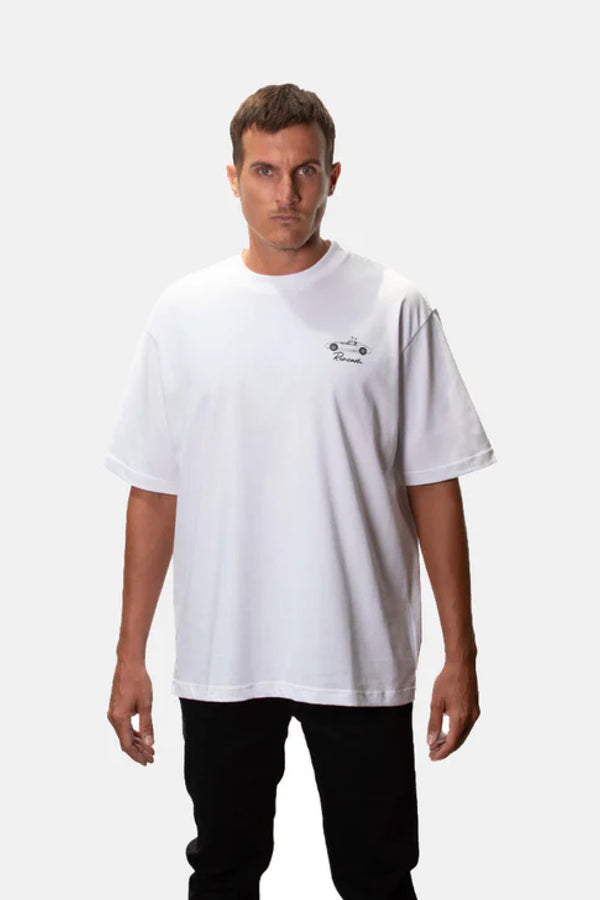 T-SHIRT LAMBO PALMS WHITE